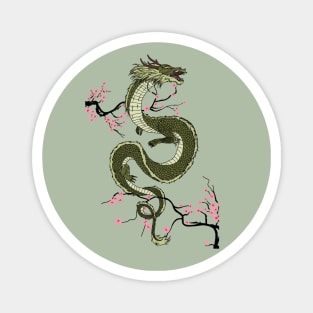 Sakura Dragon Magnet